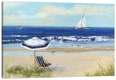 Beach Life I Canvas Art Print - Beach Décor