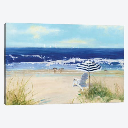 Beach Life II Canvas Print #SWA126} by Sally Swatland Canvas Print