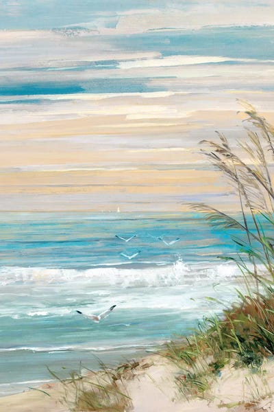 Beach at Dusk Canvas Artwork by Sally Swatland iCanvas