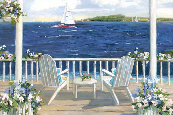 Nautical Living Room: Summer Sail by Sally Swatland