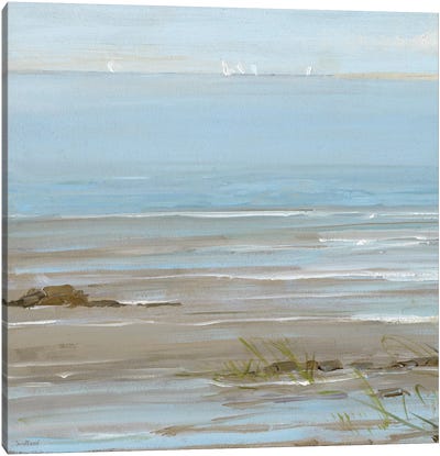 Afternoon On The Shore I Canvas Art Print - Sally Swatland