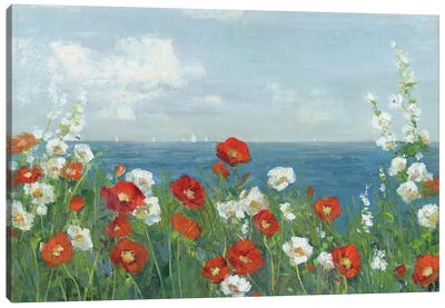 Through the Flowers Canvas Art Print - Sally Swatland