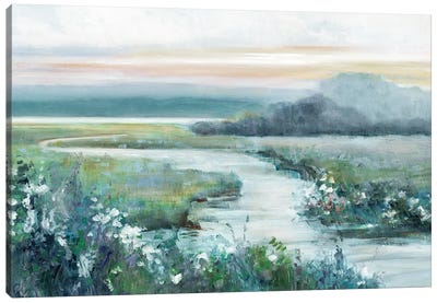 Eternity in Twilight Canvas Art Print - Wildflowers