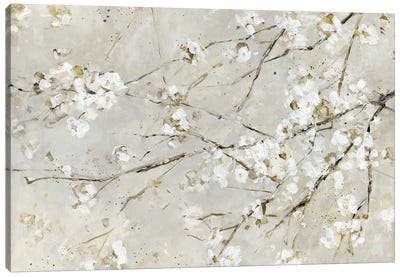 Blossom Confetti Canvas Art Print - Best Selling Floral Art