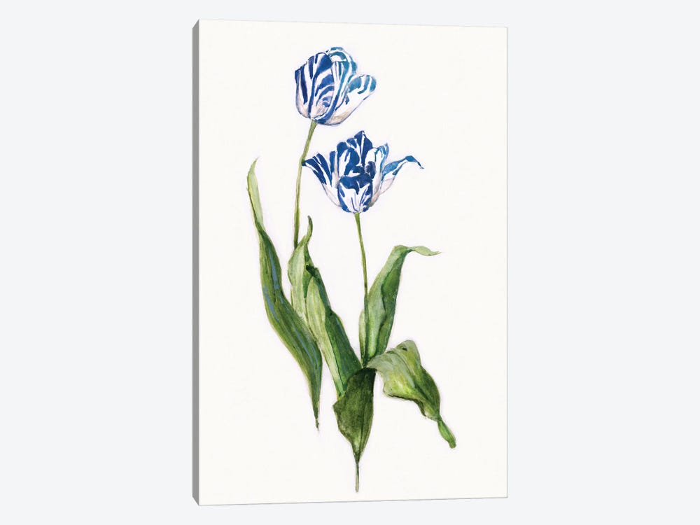 Blue Lively Botanical II by Sally Swatland 1-piece Canvas Print