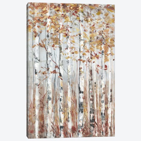 Copper Forest Canvas Print #SWA273} by Sally Swatland Canvas Art