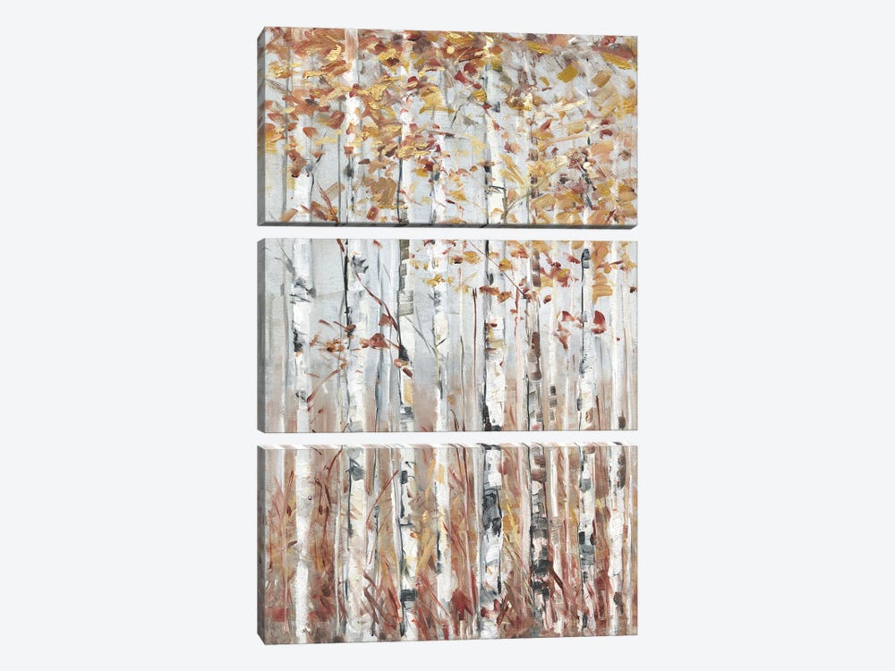Copper Forest by Sally Swatland 3-piece Canvas Art