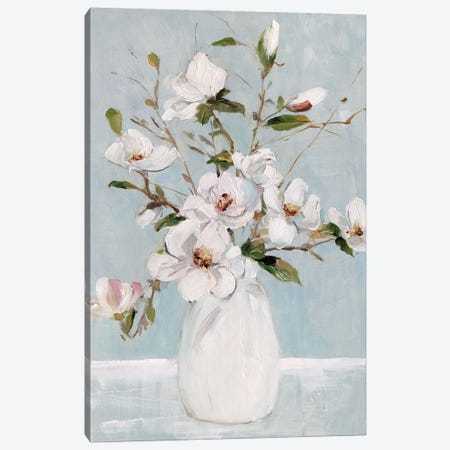 Magnolia Charm Canvas Print #SWA281} by Sally Swatland Canvas Print