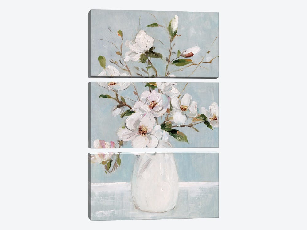 Magnolia Charm by Sally Swatland 3-piece Canvas Print
