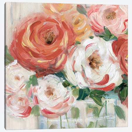 Naive Bouquet I Canvas Print #SWA312} by Sally Swatland Canvas Art Print
