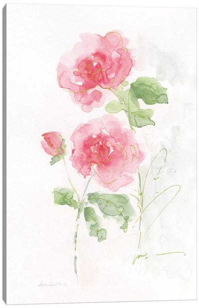 Rose Garden Impression I Canvas Art Print - Sally Swatland