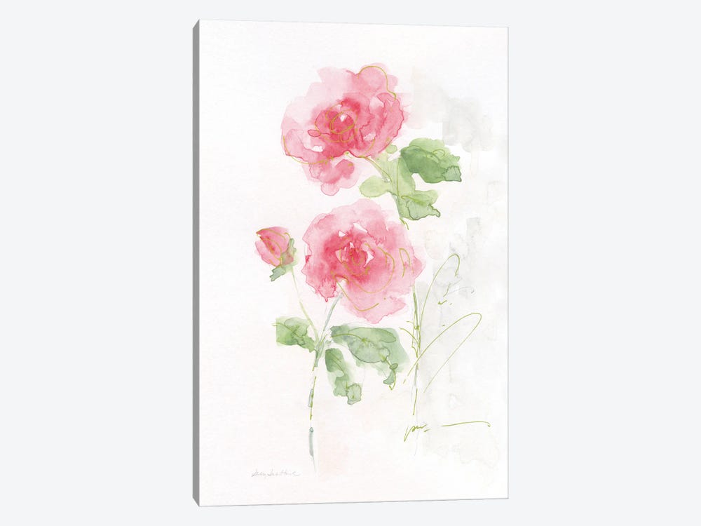 Rose Garden Impression I by Sally Swatland 1-piece Canvas Print