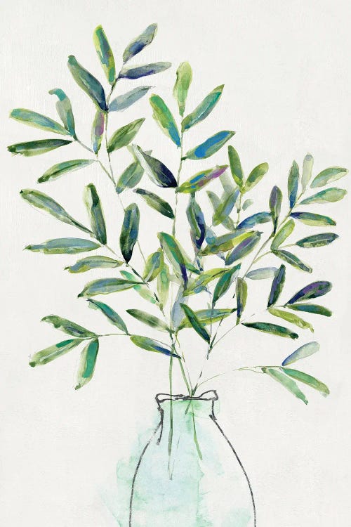 Spring Greenery Arrangement I by Sally Swatland wall art