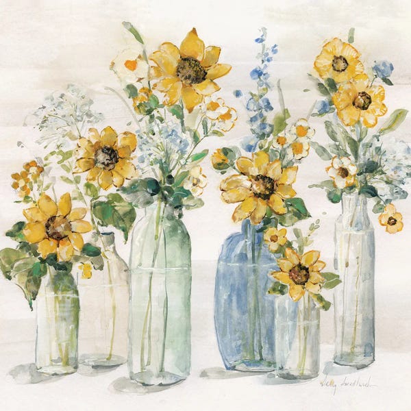 Shabby Chic Décor: Sunflower Spectacular by Sally Swatland