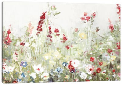 Sweet Spring Meadow Canvas Art Print - Sally Swatland