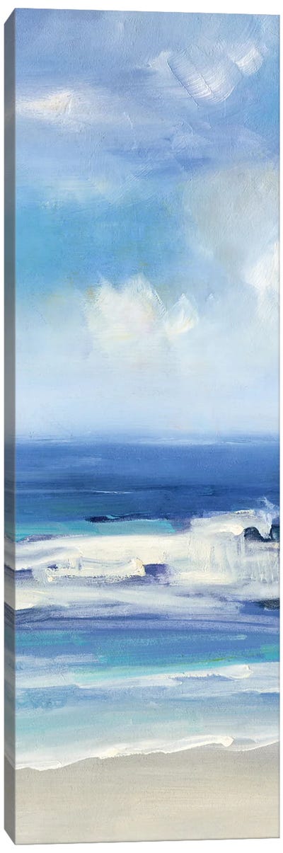 Breaking Waves II Canvas Art Print - Coastal & Ocean Abstract Art