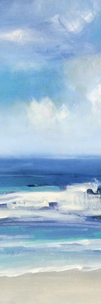 Large Coastal Art - Canvas Prints: Breaking Waves II by Sally Swatland