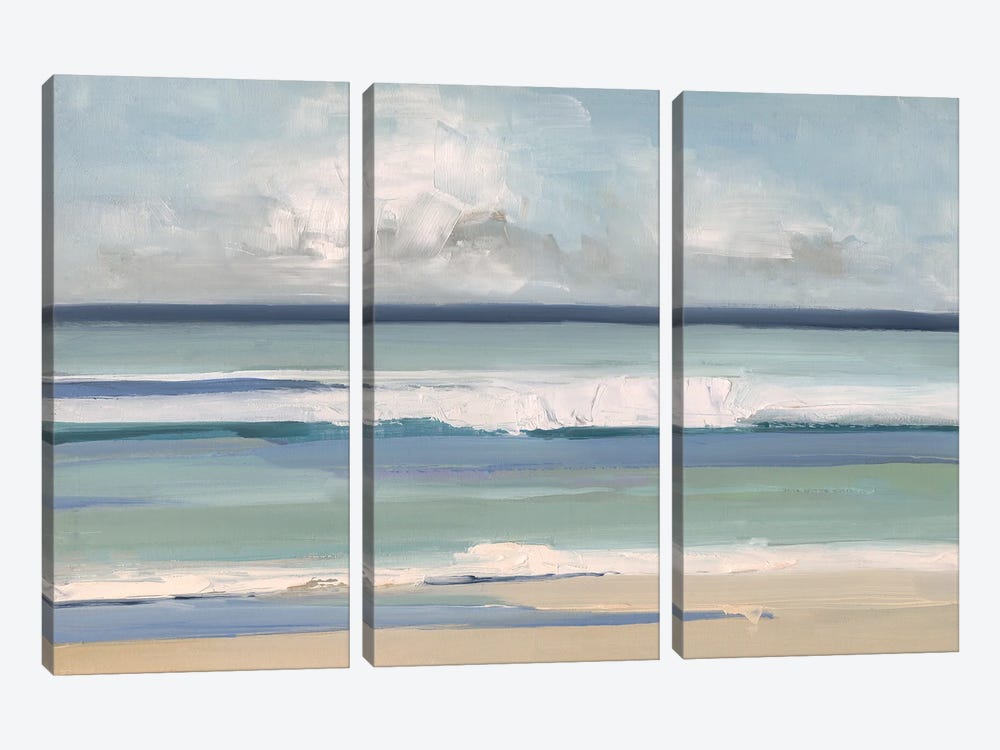 Gulf Breeze by Sally Swatland 3-piece Canvas Print