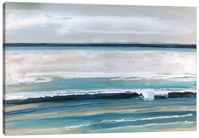 Ocean Stratus Canvas Art Print - Coastal & Ocean Abstract Art
