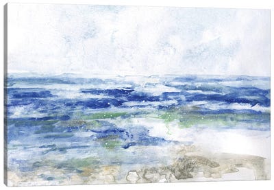 Soft Ocean Waters I Canvas Art Print - Sally Swatland