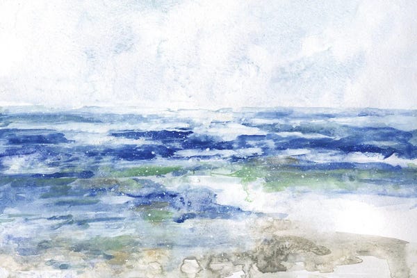 Coastal & Ocean Abstracts: Soft Ocean Waters I by Sally Swatland