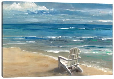 Solace Beach Canvas Art Print - Sally Swatland