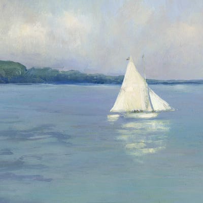 Distant Sail I by Sally Swatland acrylic art print