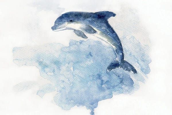 Dolphins: Wave Jumping by Sally Swatland