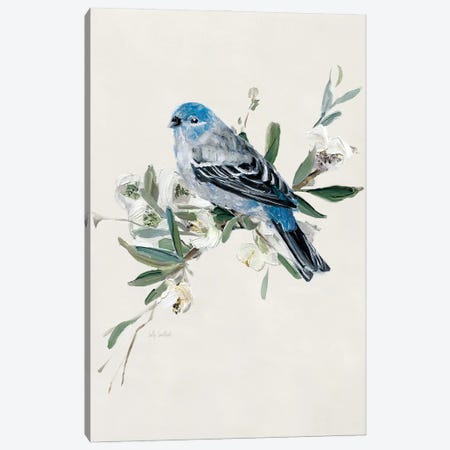 Bluebird Happy II Canvas Print #SWA367} by Sally Swatland Art Print