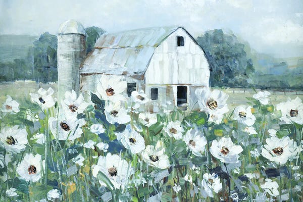 Modern Farmhouse Living Room: Dream Fields by Sally Swatland