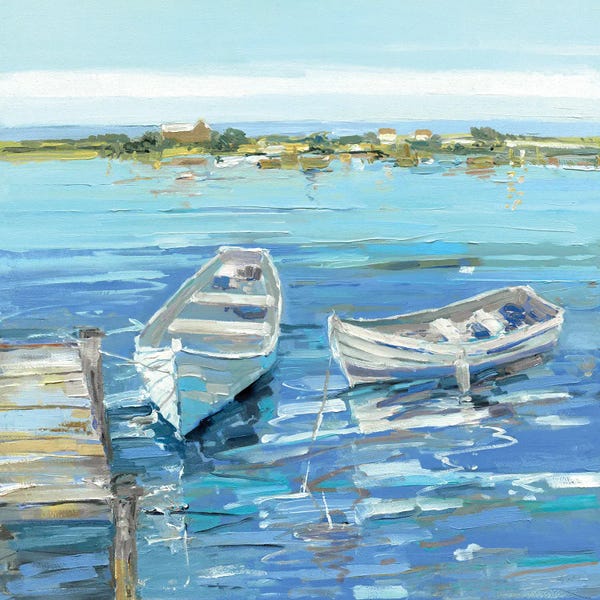 Rowboats: Serenity Row I by Sally Swatland