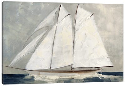 Setting Sail Canvas Art Print - Sally Swatland