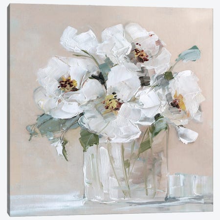 Soft Whites Canvas Print #SWA378} by Sally Swatland Art Print