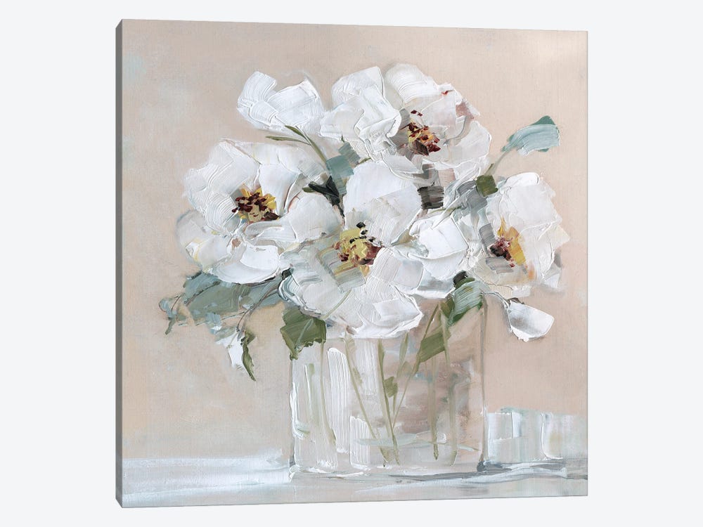 Soft Whites by Sally Swatland 1-piece Canvas Artwork