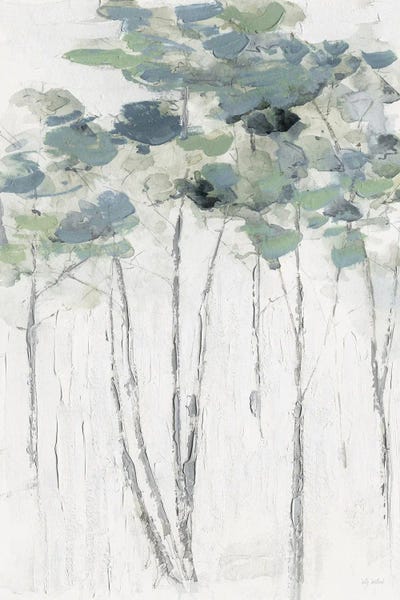 Impasto Tree Line I by Sally Swatland acrylic art print