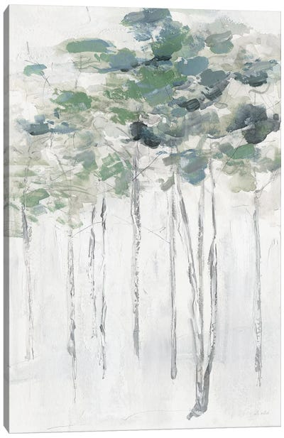Impasto Tree Line II Canvas Art Print - Sally Swatland