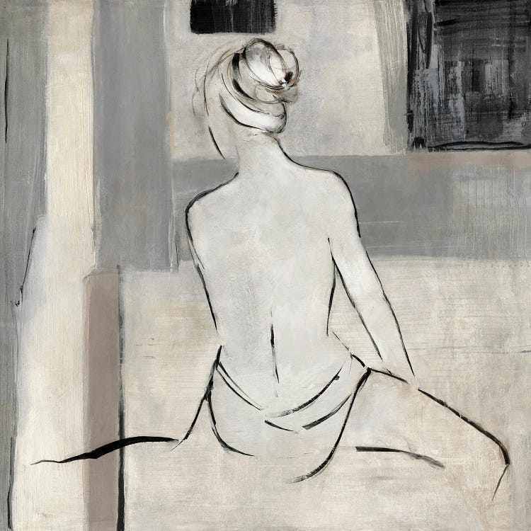 Abstract Bather II by Sally Swatland wall art
