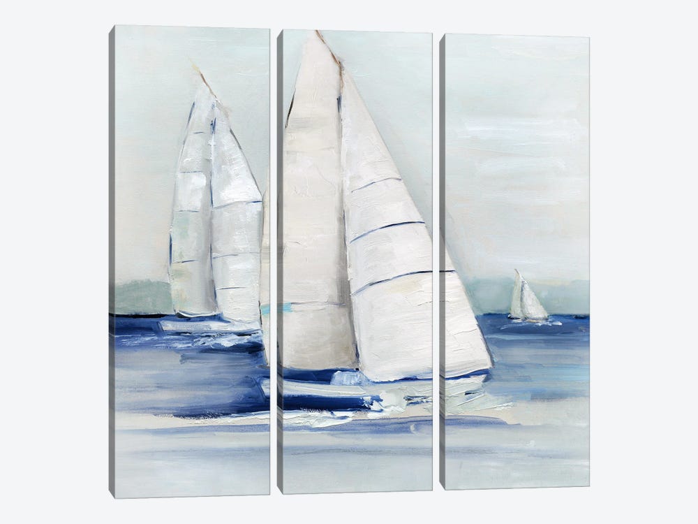 Close Sail I by Sally Swatland 3-piece Canvas Artwork