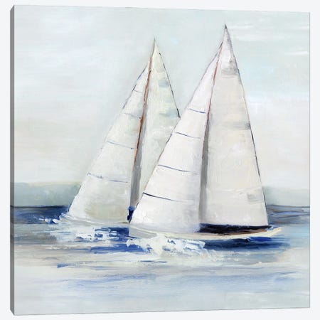 Close Sail II Canvas Print #SWA391} by Sally Swatland Canvas Art Print