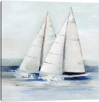 Close Sail II Canvas Art Print - Sally Swatland