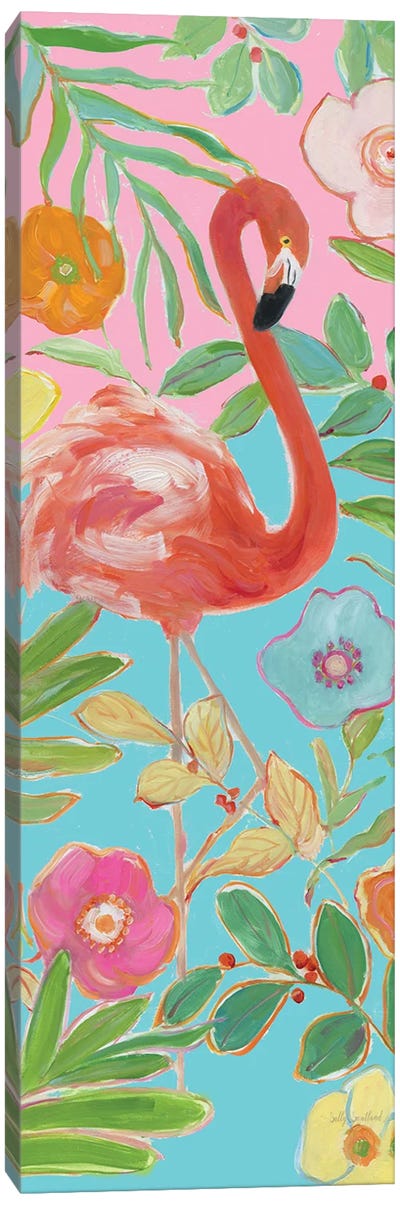 Flamingo Sunset I Canvas Art Print - Sally Swatland