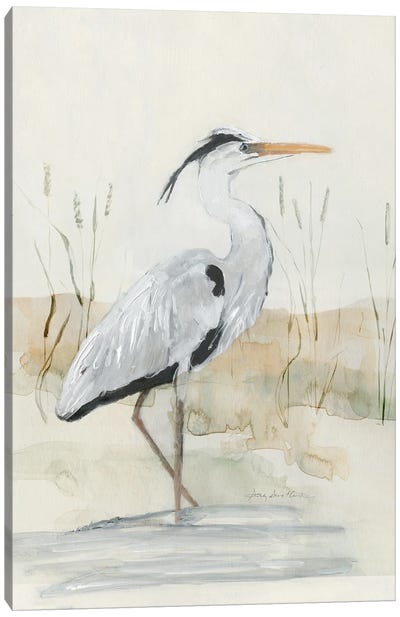 Heron I Canvas Art Print - Heron Art