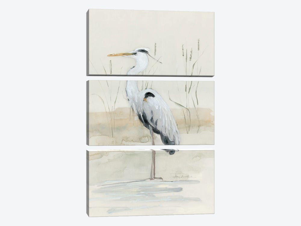 Heron II by Sally Swatland 3-piece Canvas Art Print
