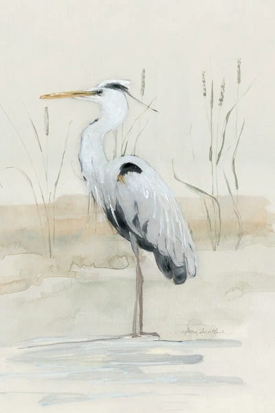 Marshes & Swamps: Heron II by Sally Swatland