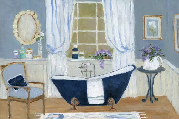 Interiors: Violet Spa I by Sally Swatland