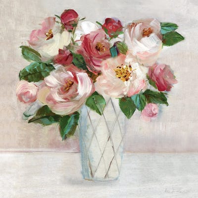 Shades of Blush Bouquet by Sally Swatland acrylic art print