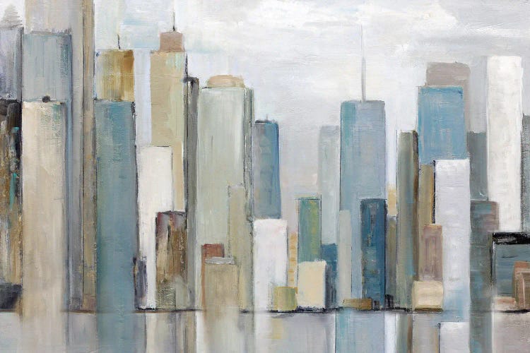 City Reflections by Sally Swatland canvas print