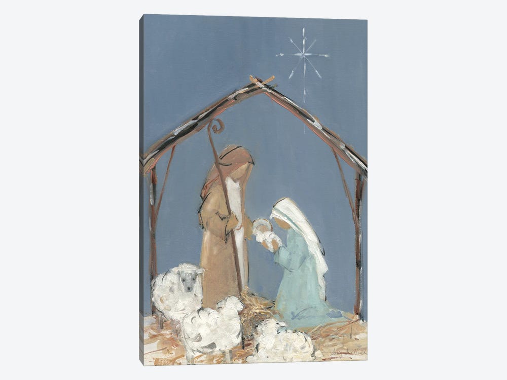 Twilight Nativity Family by Sally Swatland 1-piece Canvas Artwork