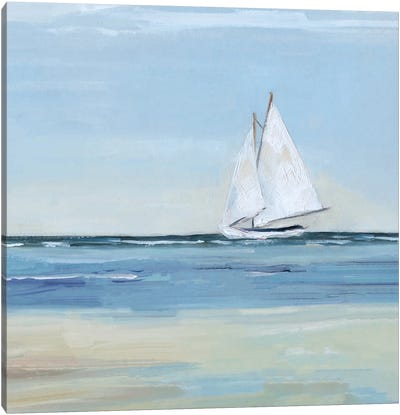 Smooth Sailing Canvas Art Print - Sally Swatland