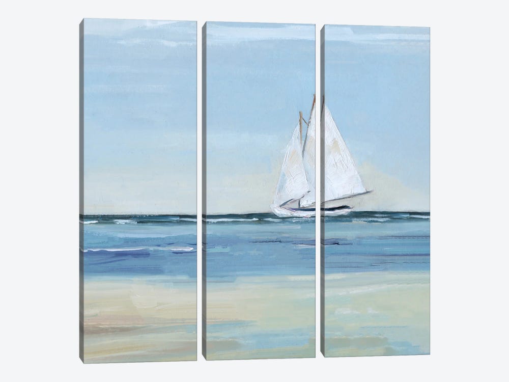 Smooth Sailing by Sally Swatland 3-piece Canvas Print